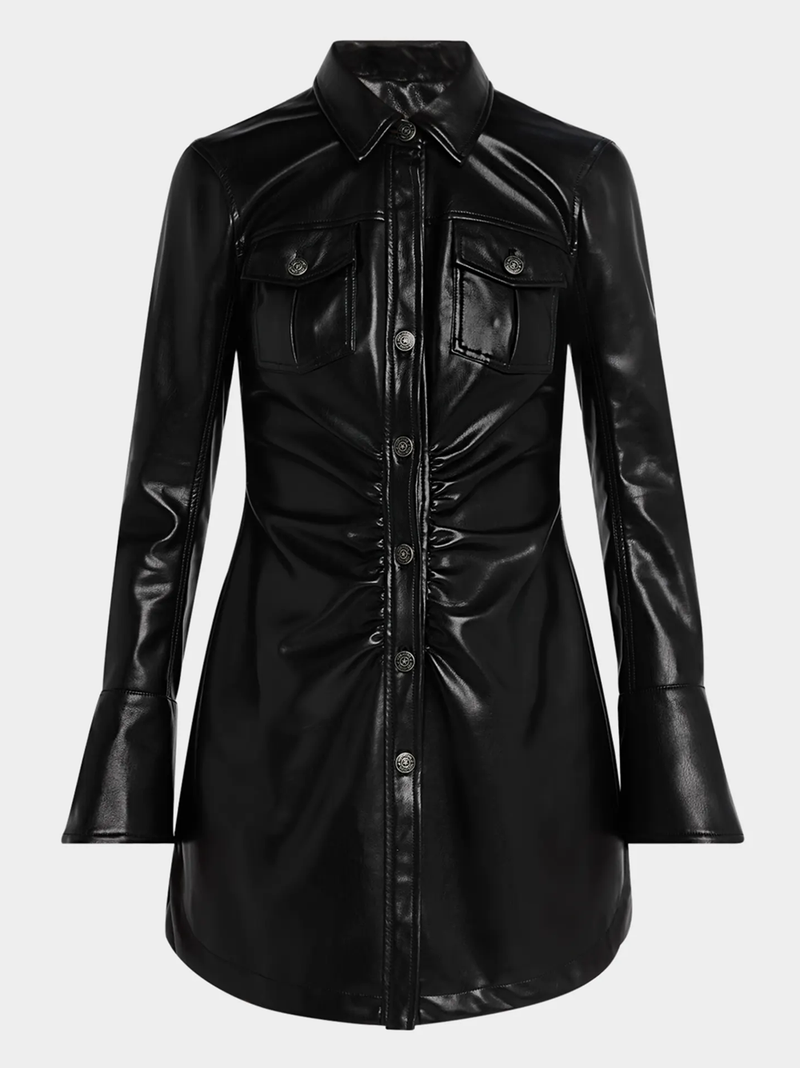 Alizee Vegan Leather Dress