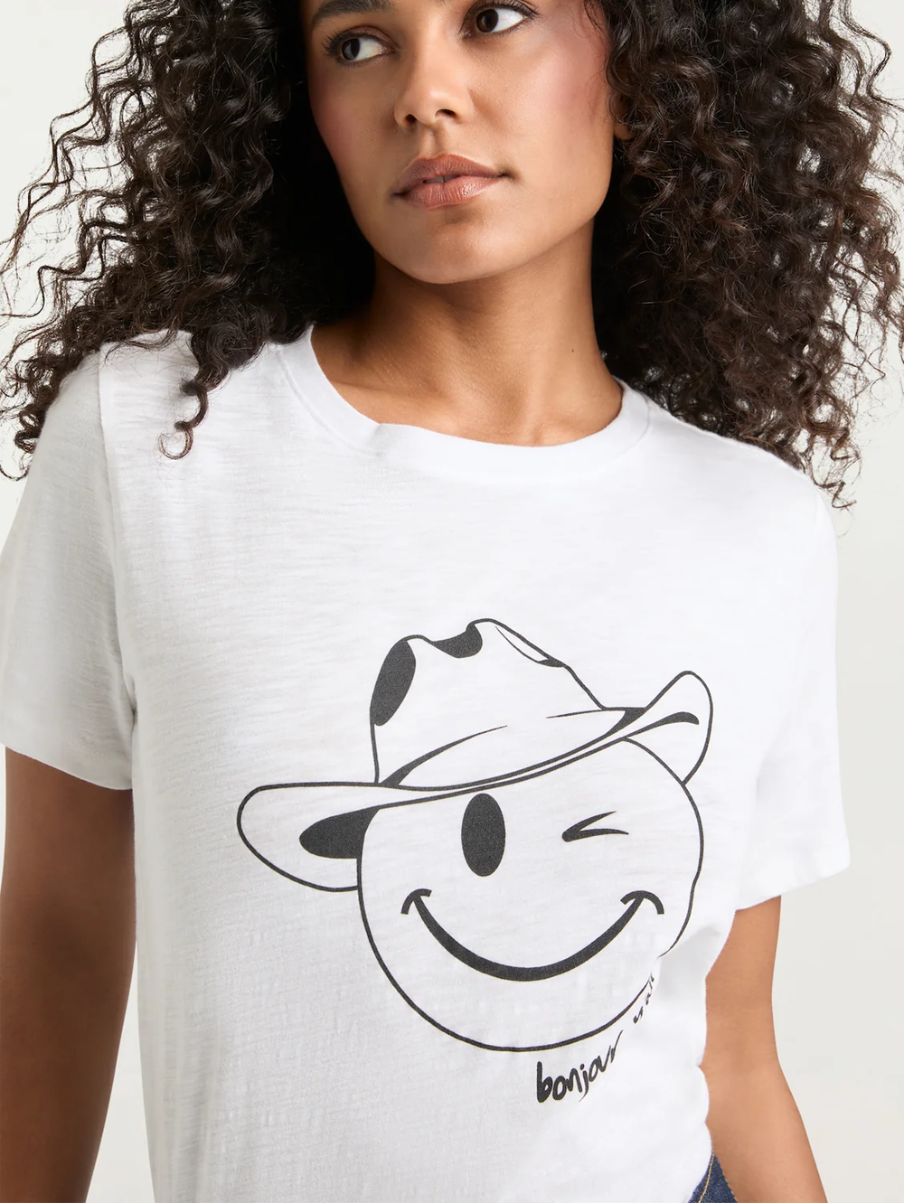 Bonjour Y'all Smiley Tee