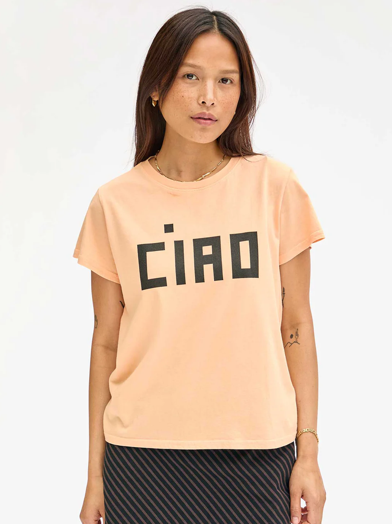 Classic Tee in Blush Black Block Ciao