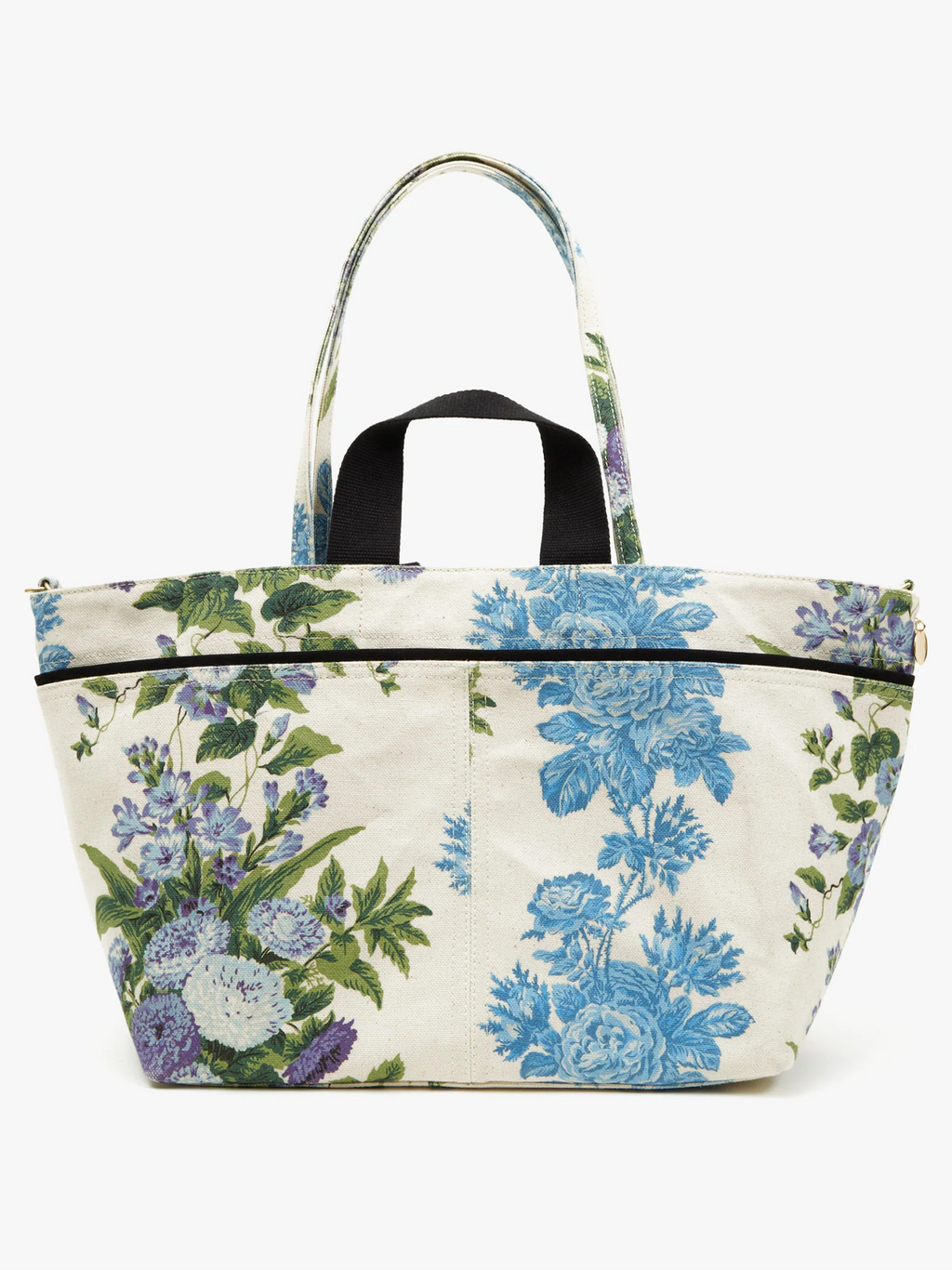 Poche Bateau Bag Blue Floral Stripe