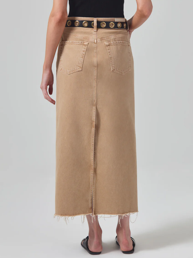 Verona Column Skirt In Seychelles