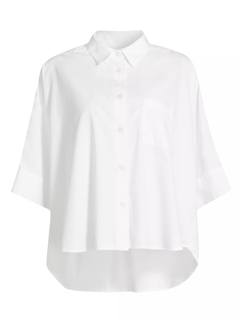 Claire Origami Shirt in Optic White