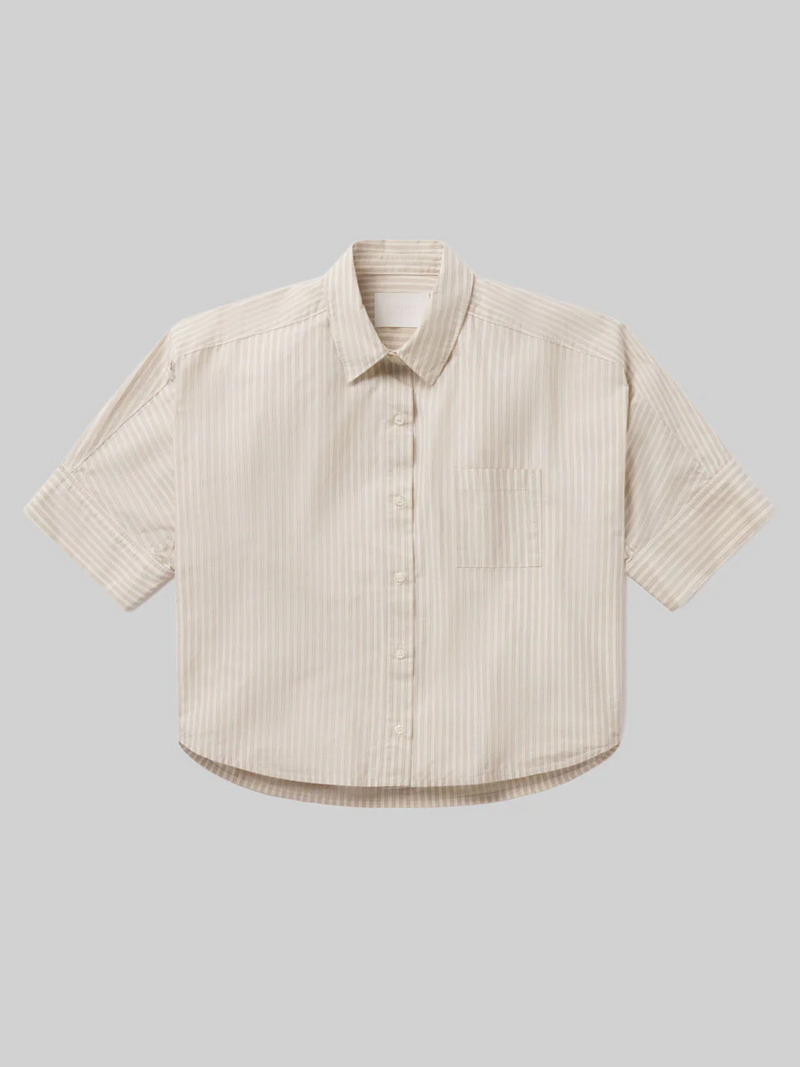 Claire Origami Shirt in Ciro Stripe