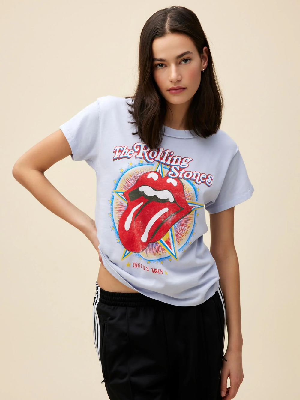 Rolling Stones 1981 US Tour Reverse GF Tee