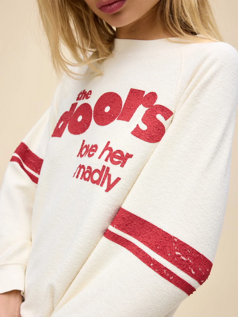 The Doors Love Her Madly Reverse Raglan Sweatshirt