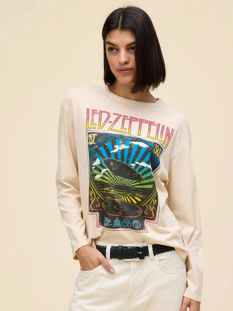 Led Zeppelin Reflection Crew Long Sleeve