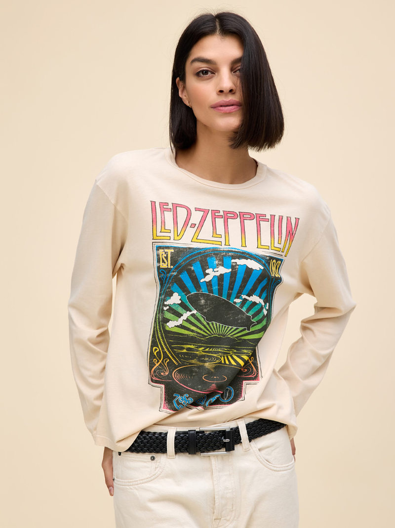 Led Zeppelin Reflection Crew Long Sleeve