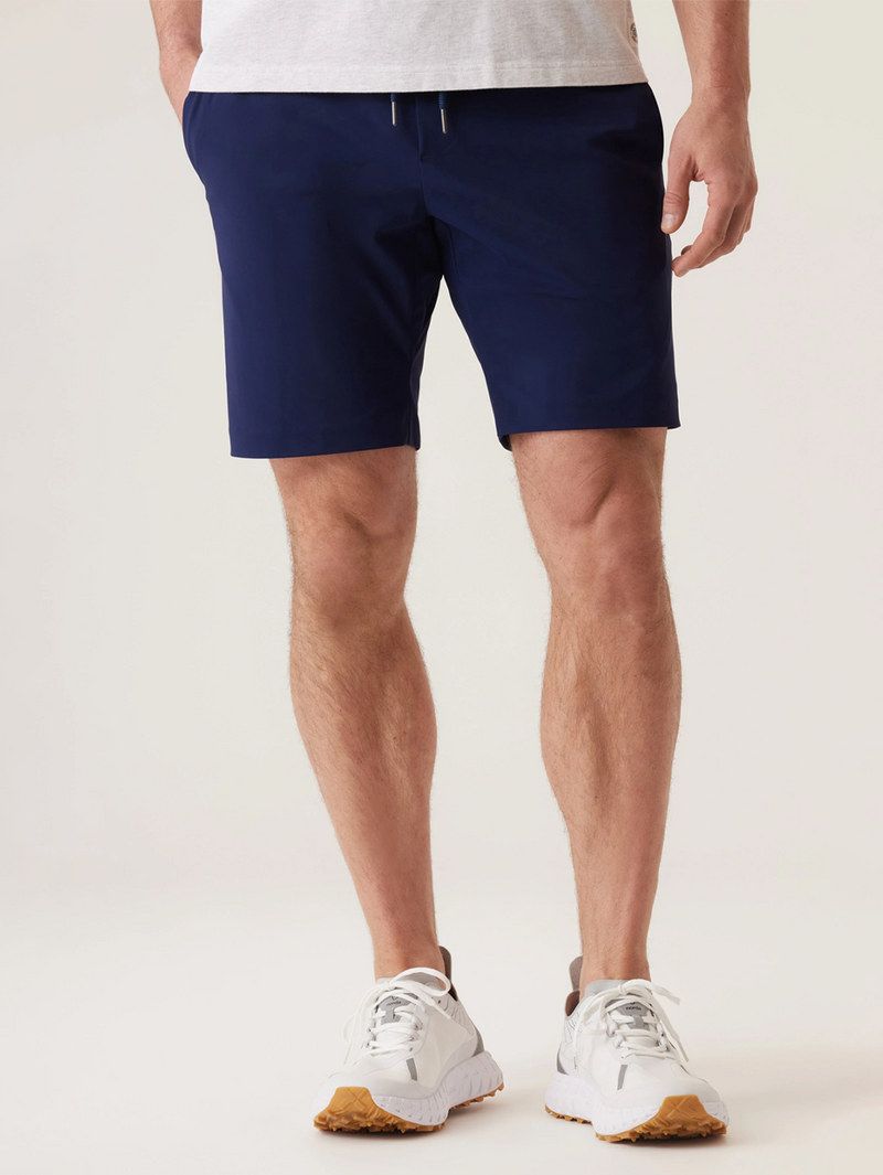 Solarx Short In Nano Nylon Warp Knit Indigo