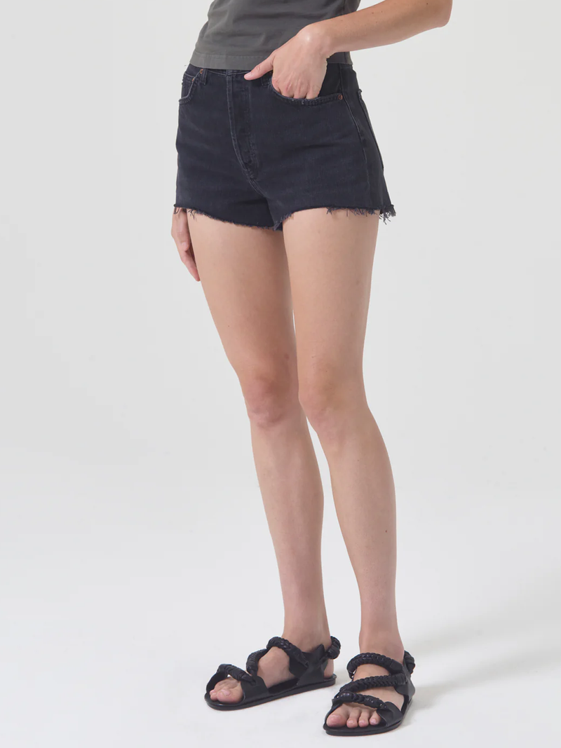 Mila High Rise Short in Slow Burn