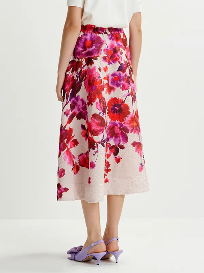 Harbour Floral Midi Skirt