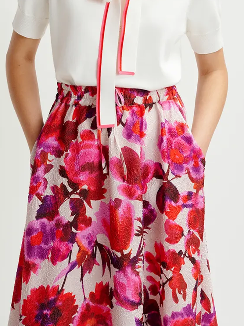 Harbour Floral Midi Skirt