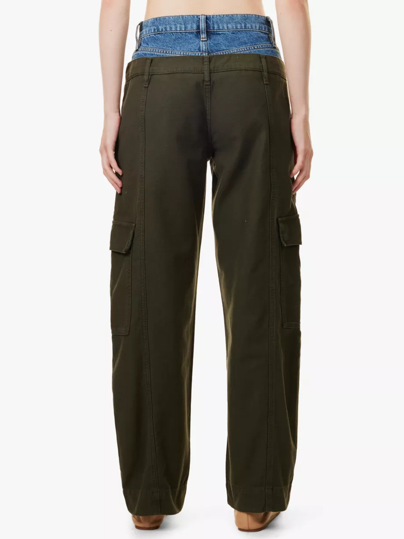 Le Mix Cargo Barrel Pant