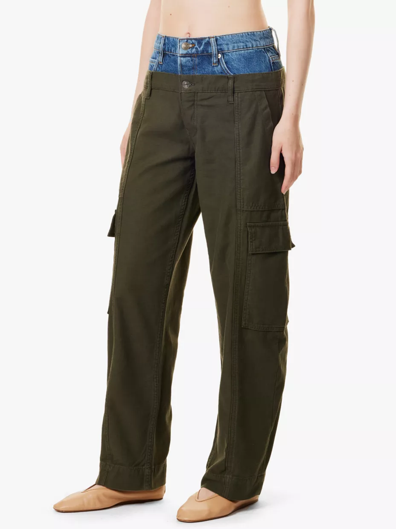 Le Mix Cargo Barrel Pant