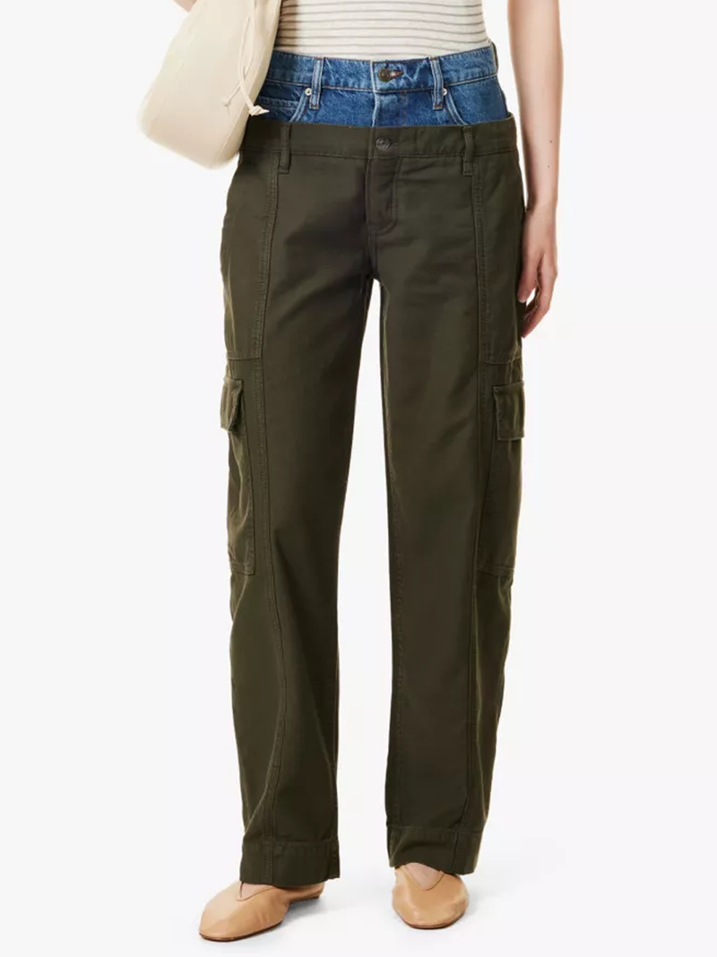 Le Mix Cargo Barrel Pant