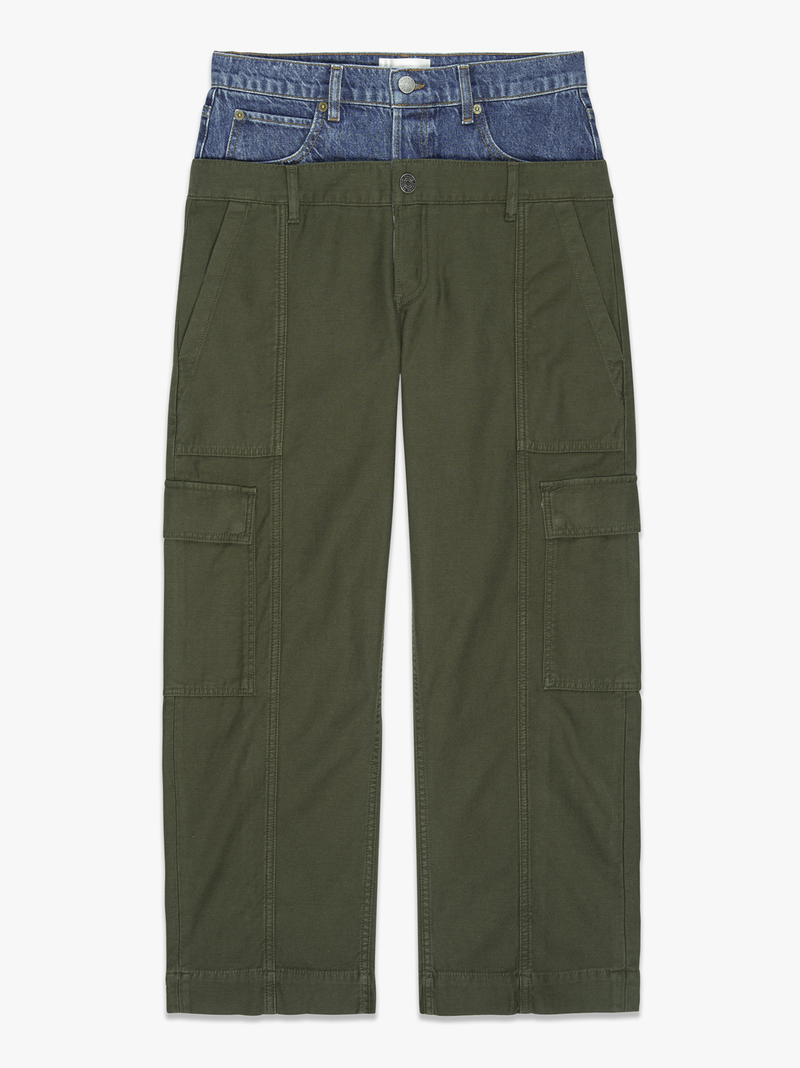 Le Mix Cargo Barrel Pant