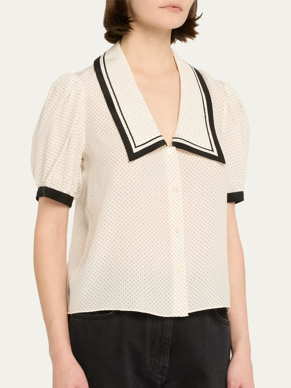 The Polka Dot Sailor Blouse