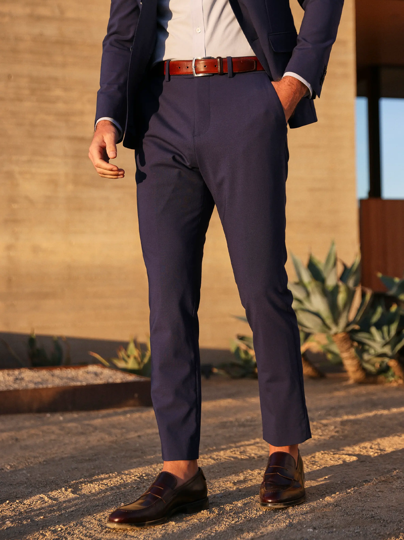 Fresco Suit Pant in Navy