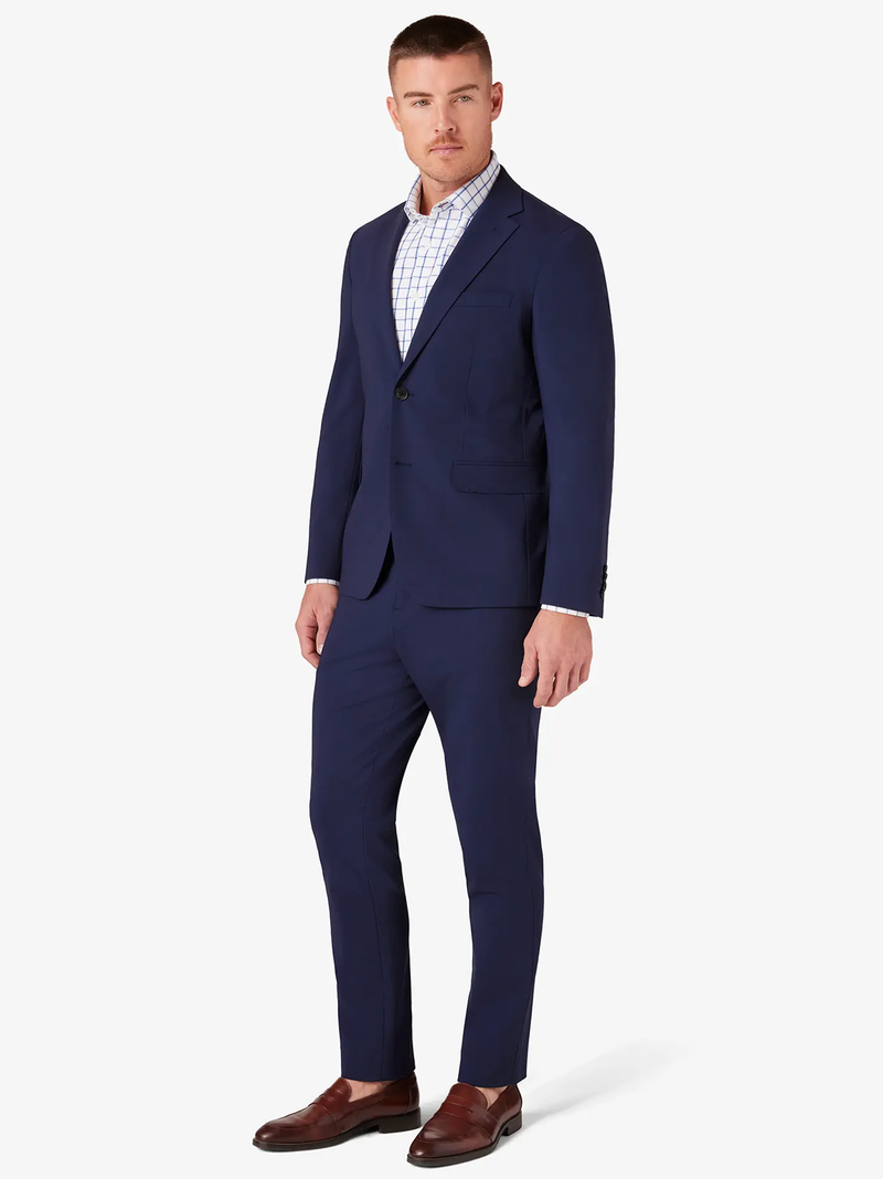 Fresco Suit Jacket in Navy