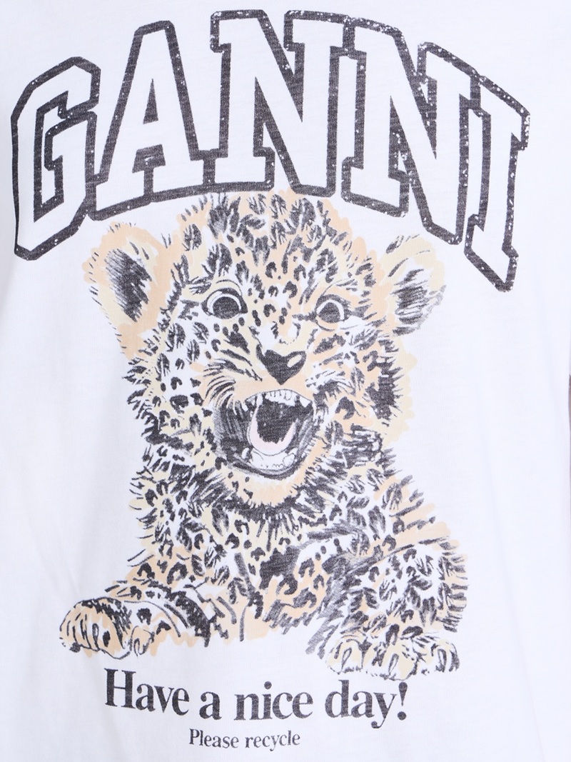 Basic Jersey Leopard Relaxed T-shirt