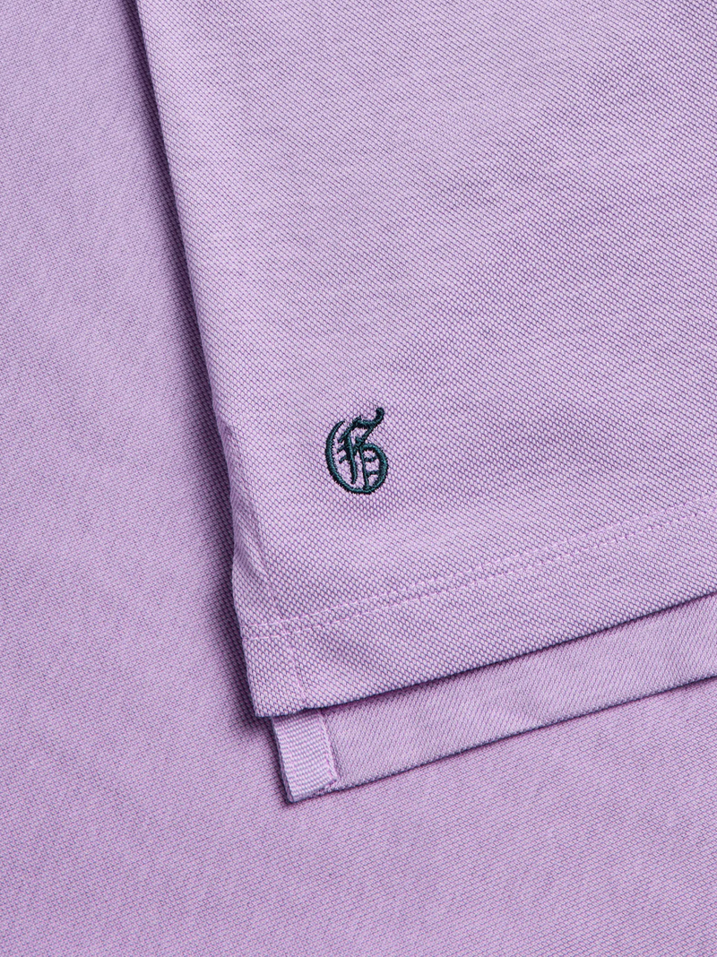 Omaha Long Sleeve Polo in Willowherb