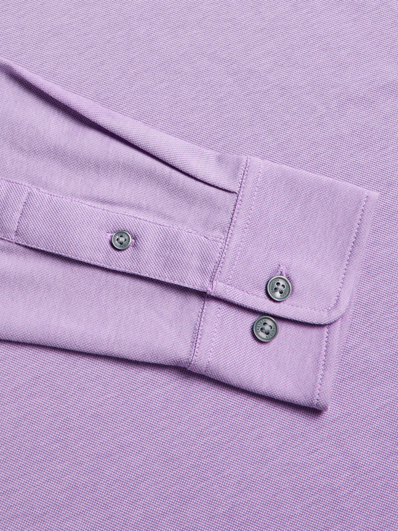 Omaha Long Sleeve Polo in Willowherb