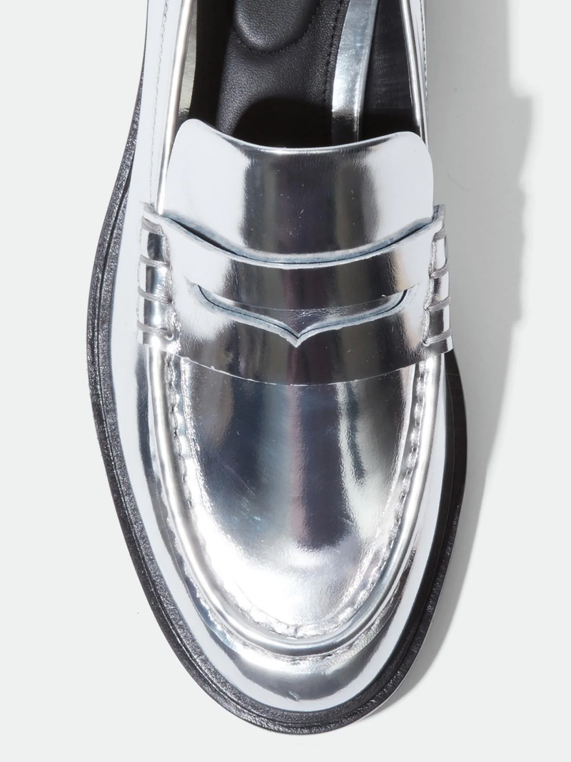 Harper Metallic Lug Sole Loafer