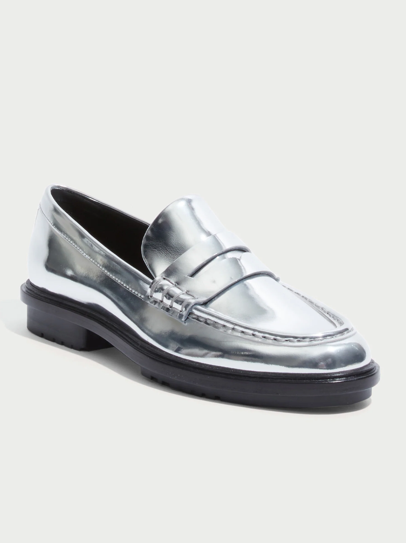 Harper Metallic Lug Sole Loafer