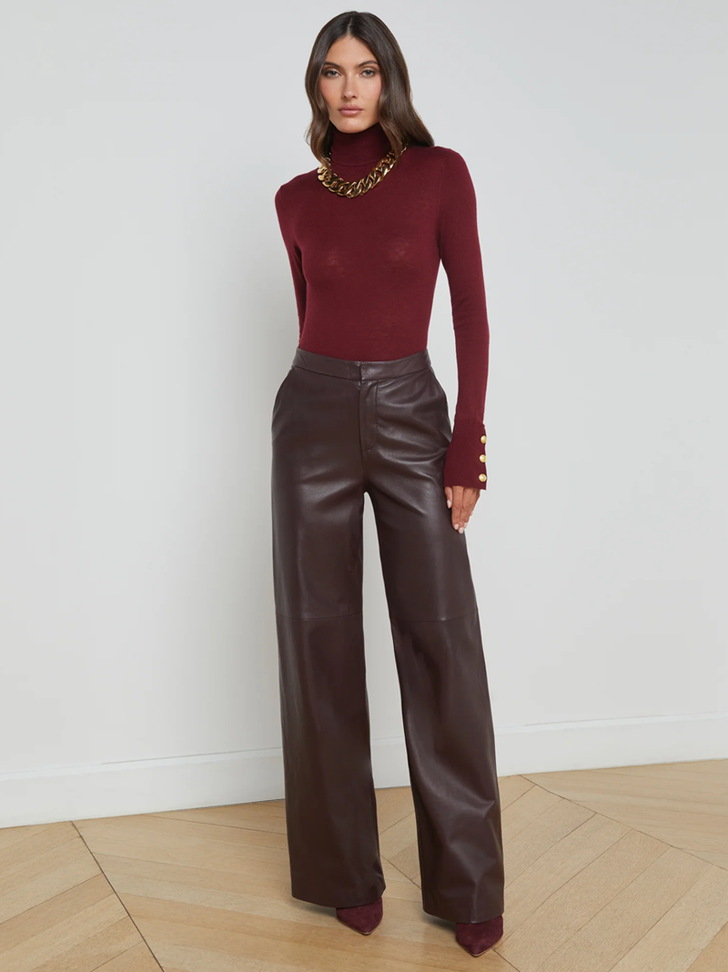 Livvy Leather Trouser