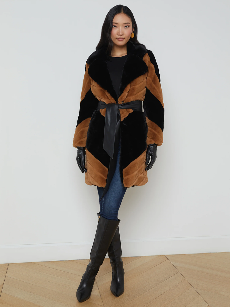 Zoya Faux Fur Coat