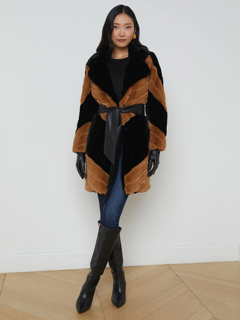 Zoya Faux Fur Coat