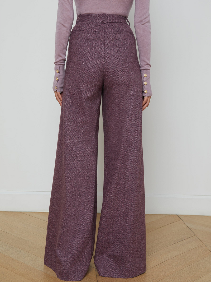 Pilar Wool Wide-Leg Pant