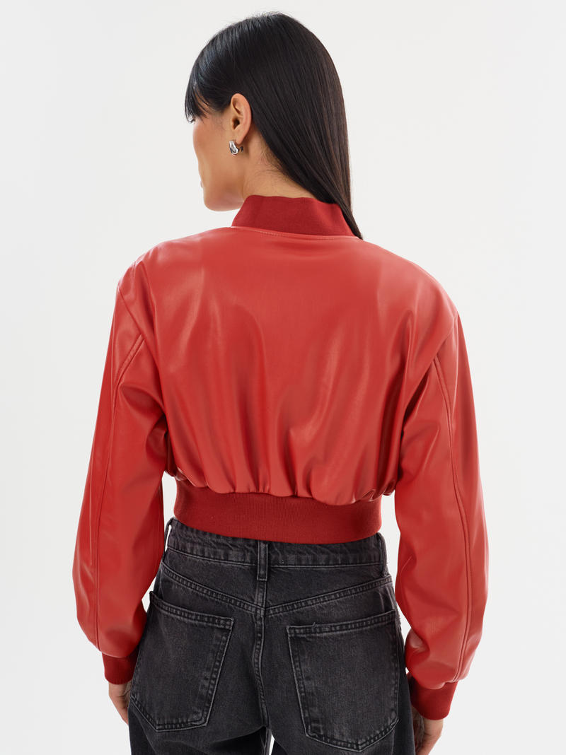 Evelin Jacket in Crimson