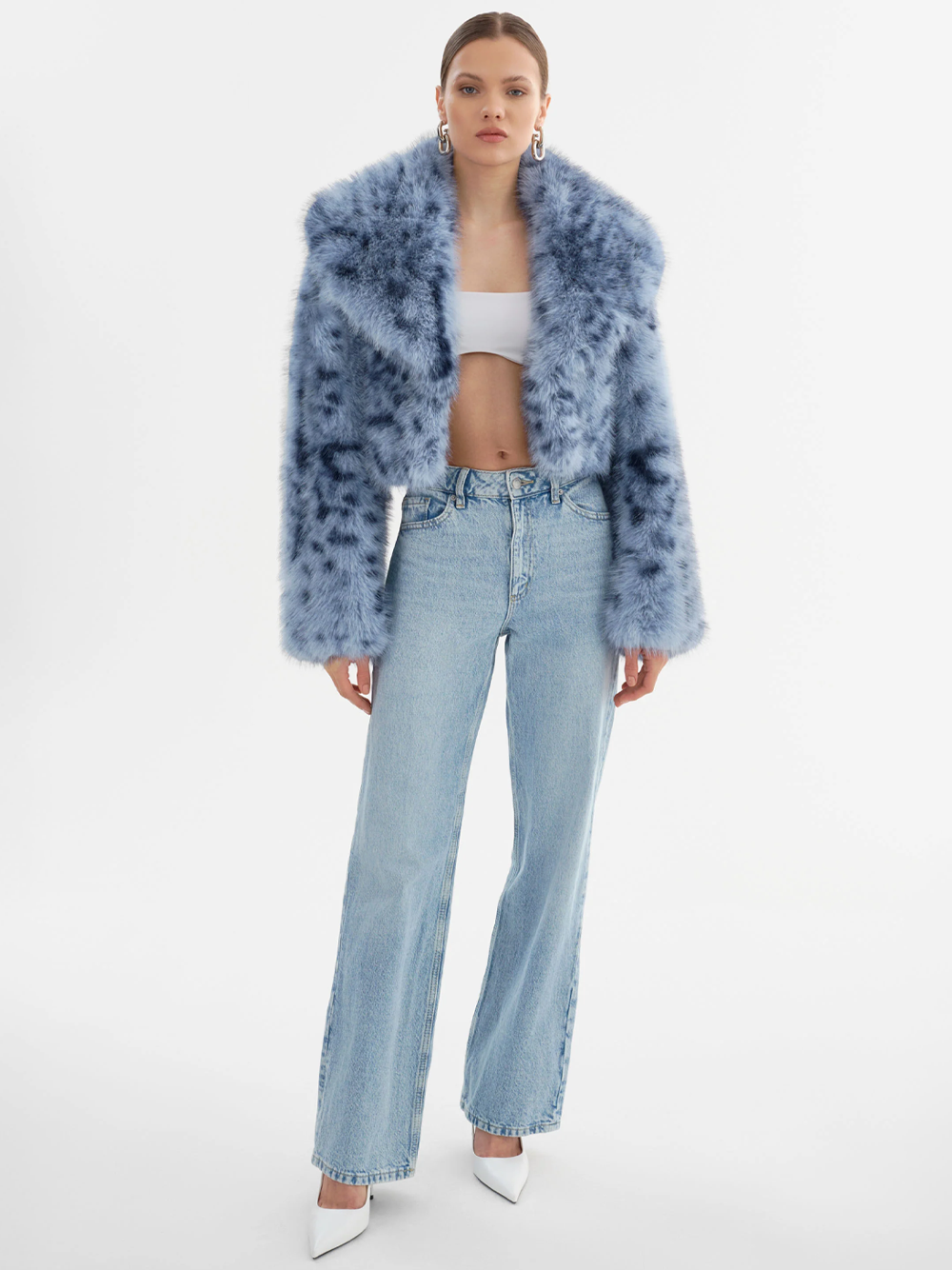 Danika Leopard Faux Fur Jacket