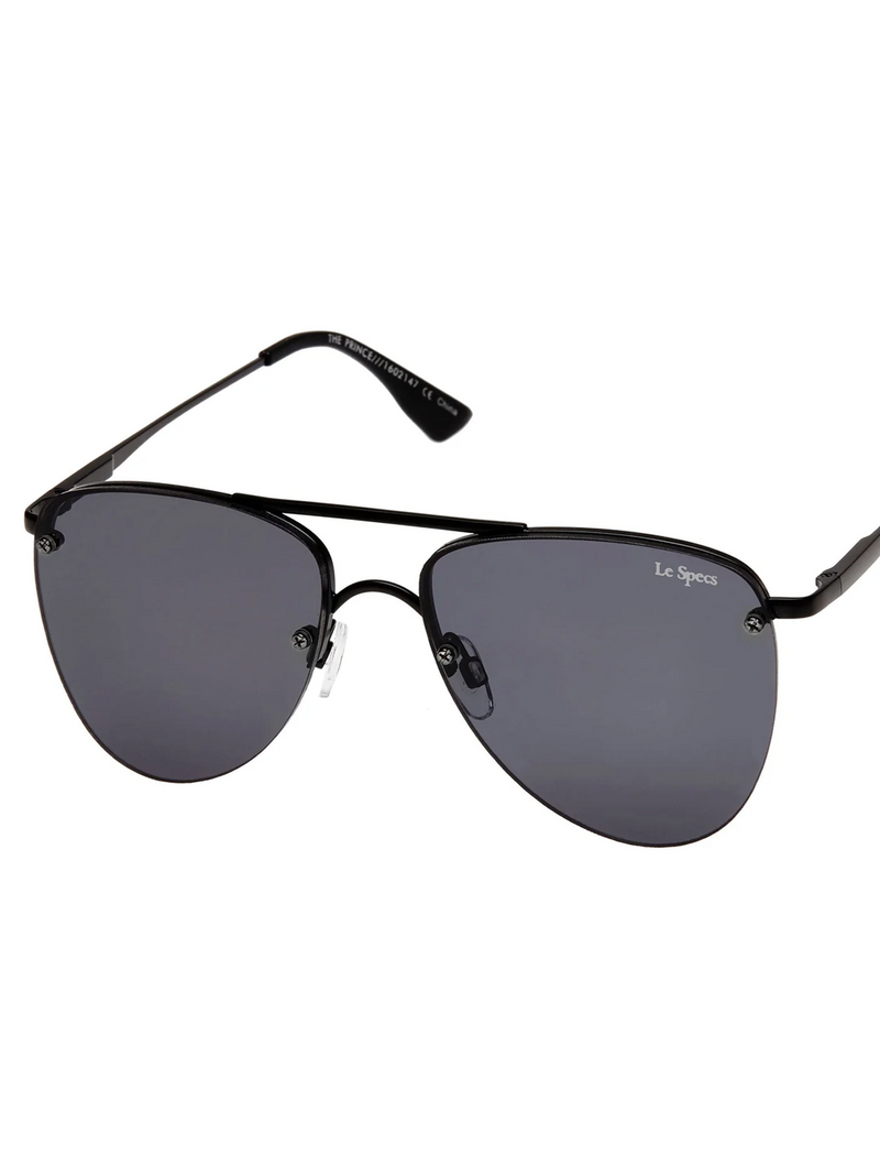 The Prince Matte Black Sunglasses