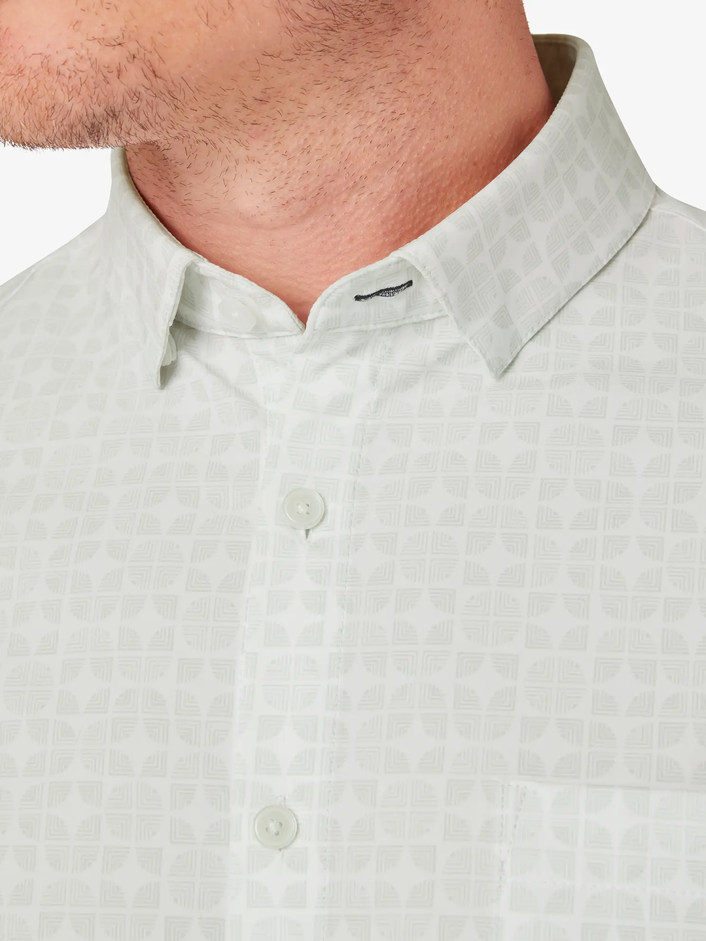 Leeward Short Sleeve Shirt in Aluminum Gradient