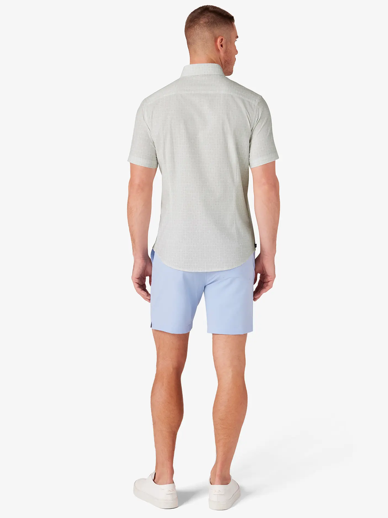 Leeward Short Sleeve Shirt in Aluminum Gradient