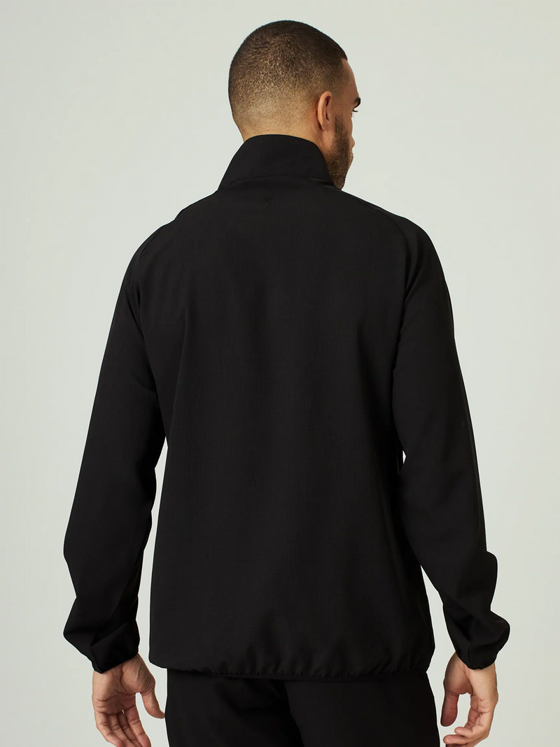 Oxygenate Quarter-Zip Pullover in Black