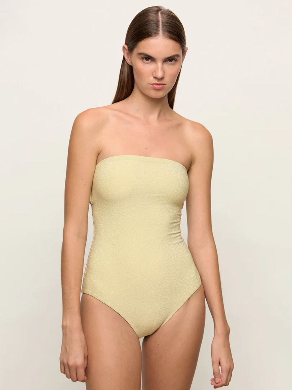 Lurex Kea One Piece in Lemonade