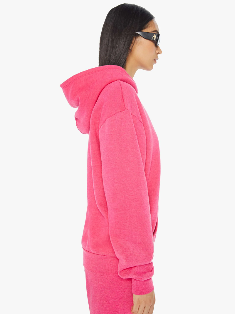 Hot Pink Shrunken Heart Hoodie