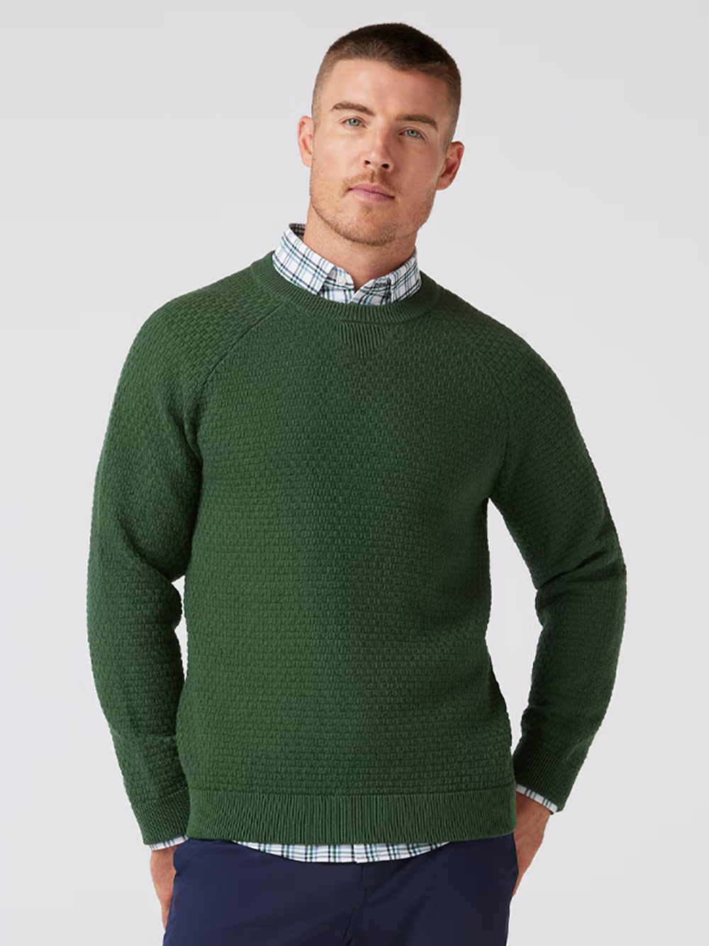 Hillcrest Crewneck in Spruce