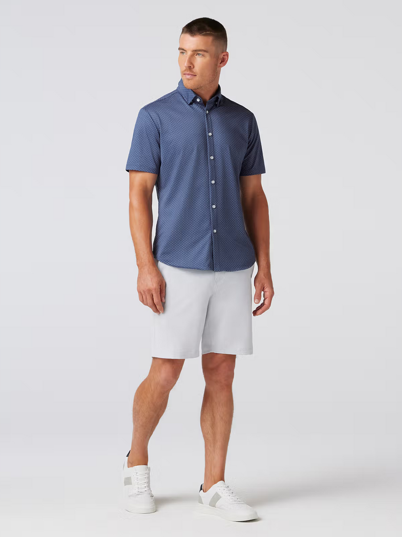 Halyard Short Sleeve in Coastal Fjord Dot