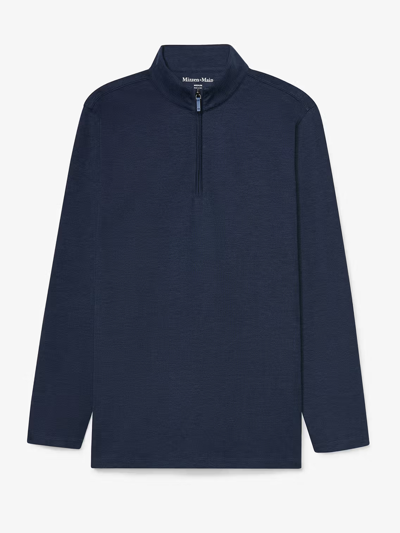 KPI Quarter Zip in Navy