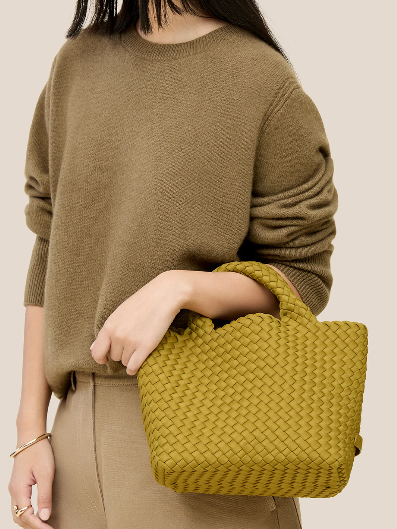 St. Barths Small Tote in Chartreuse