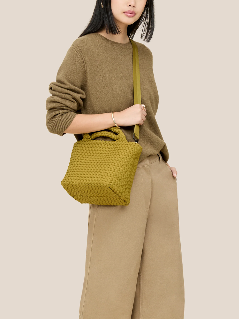 St. Barths Small Tote in Chartreuse