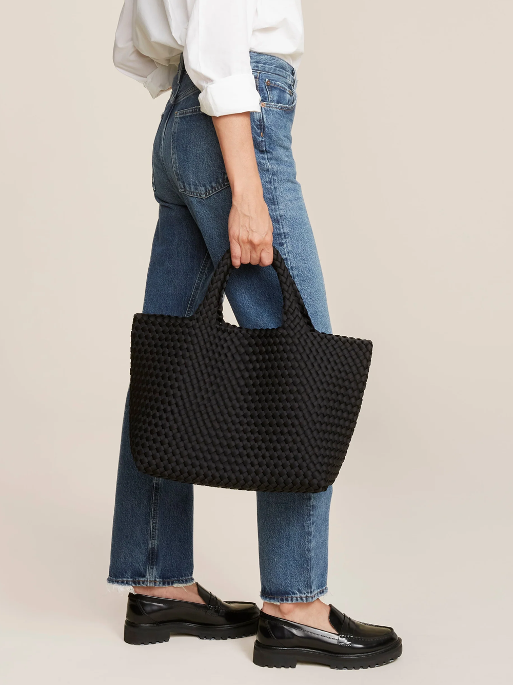 St. Barths Medium Tote in Onyx