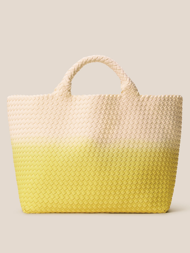 St. Barths Medium Tote Dip Dyed in Ginko