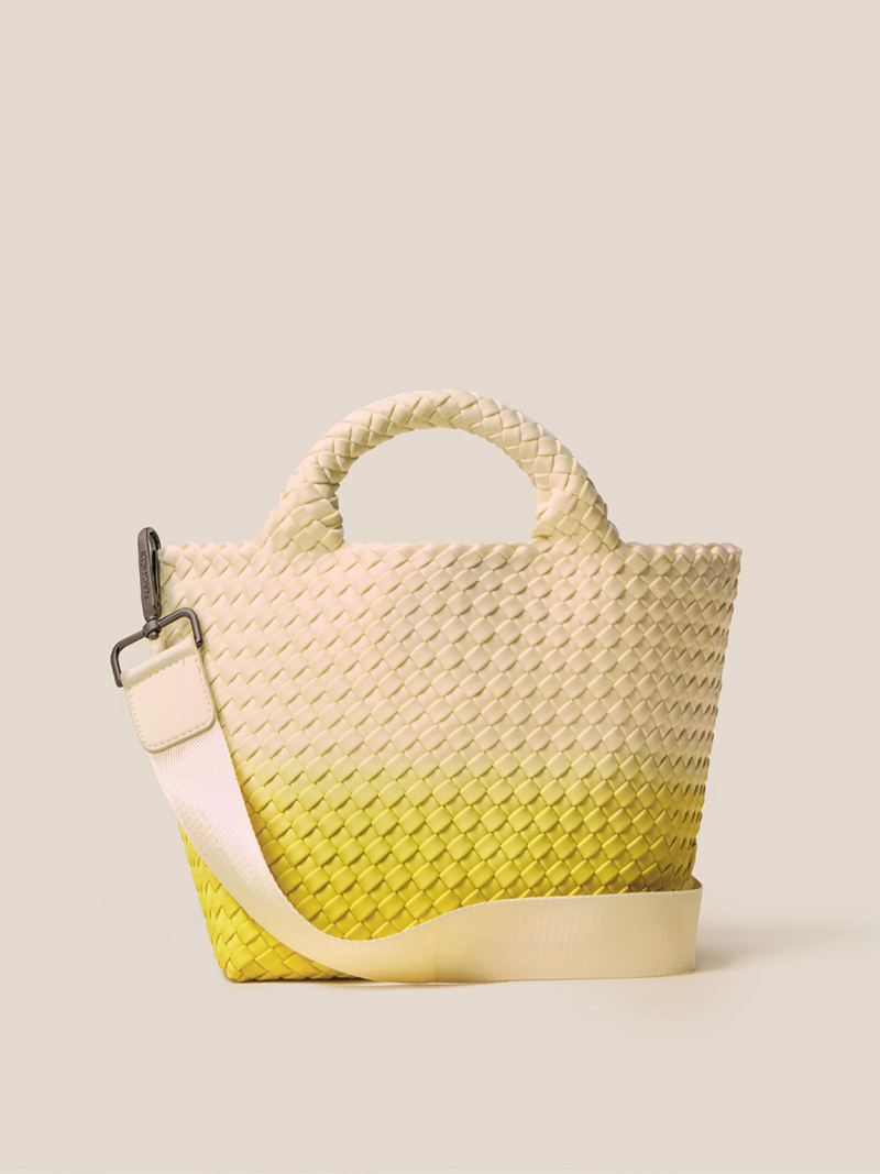 St. Barths Small Tote Dip Dyed in Ginko