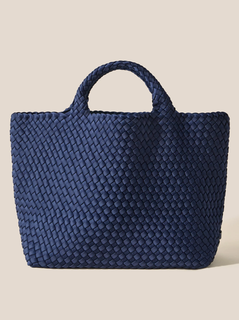 St. Barths Medium Tote in Ink Blue