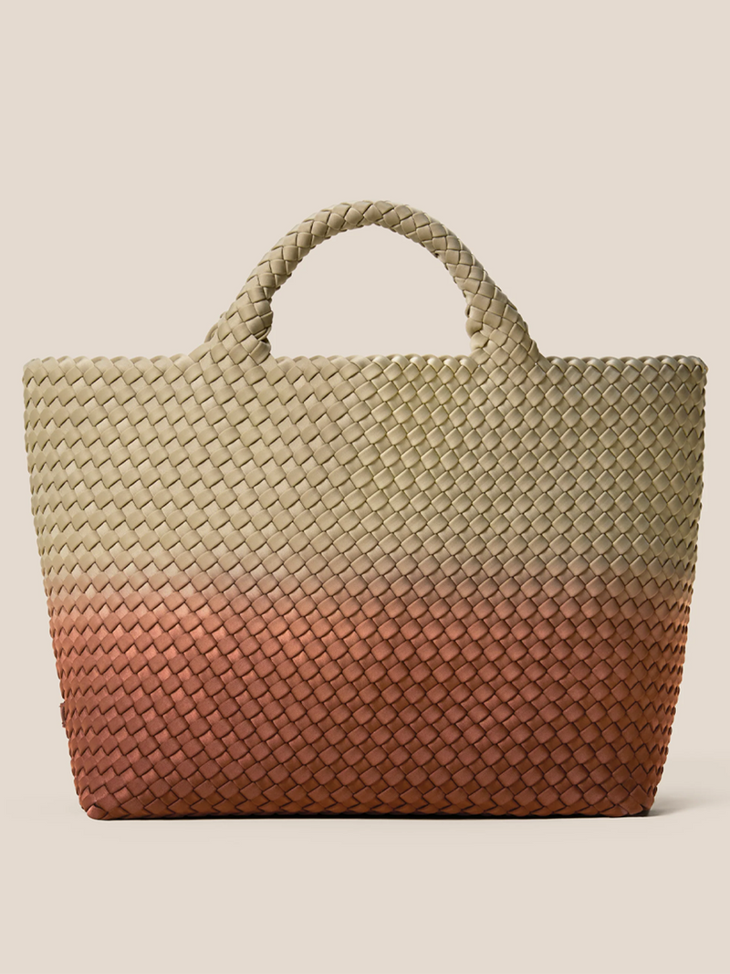 St. Barths Medium Tote Dip Dyed in Java