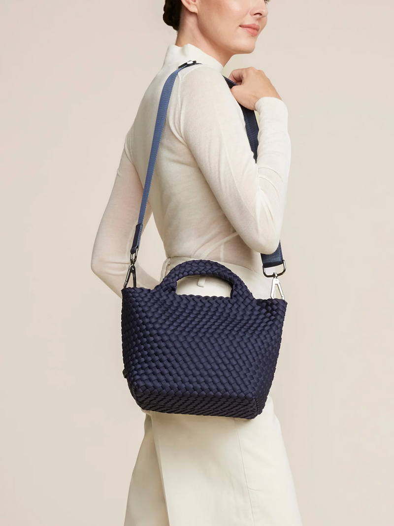 St. Barths Small Tote in Ink Blue